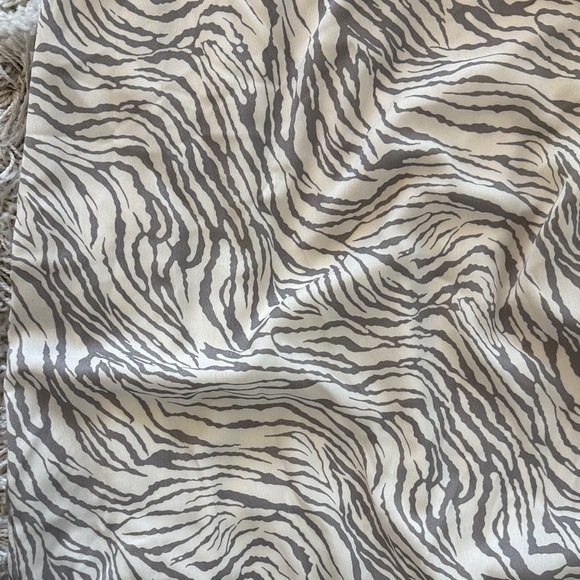 Zebra Print One-Shoulder Dress - Picture 2 of 7